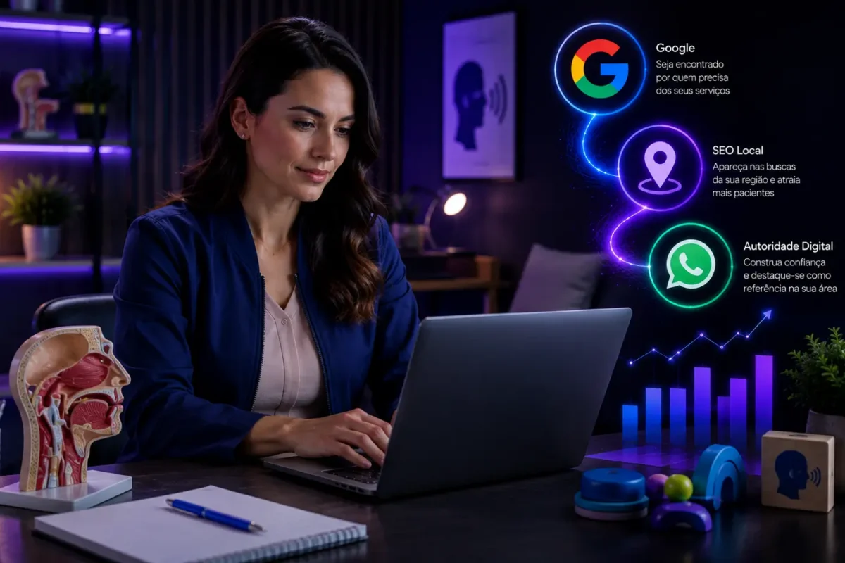 Marketing Digital para Fonoaudiólogos: Como Atrair Mais Pacientes Pelo Google, SEO Local e Autoridade Digital